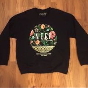 NEFF floral crew neck sweatshirt